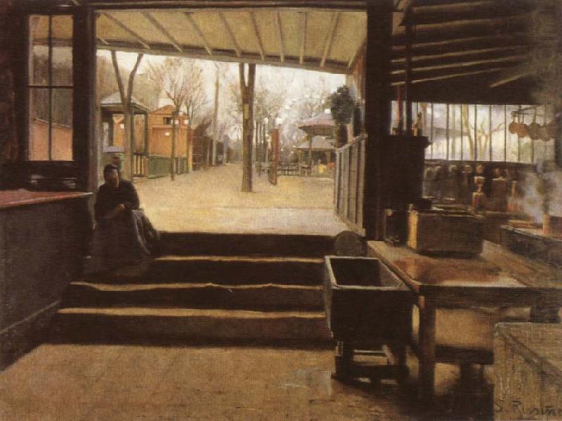 The Kitchen of the Moulin de la Galette, Prats, Santiago Rusinol